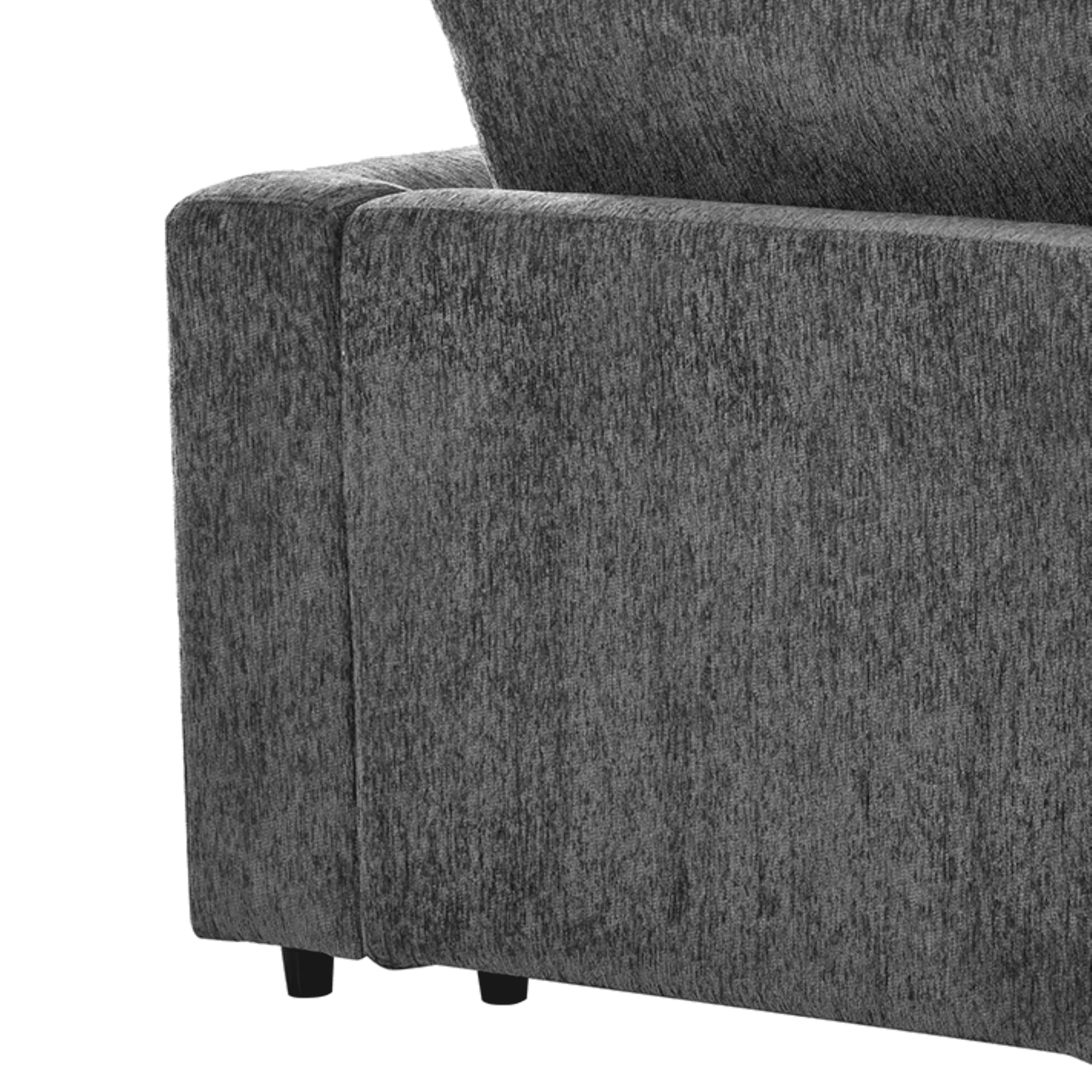 44.1" Accent Chair with Ottoman, Modern Lounge Chair Comfy Armchair with Throw Pillow