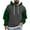 #03 Green, variant on Mens Hoodies Color Block Checked Printed Sweatshirts with Pockets Fleece Lined Hooded Pullover Fall Outwears Work Wear Sweaters Loose Hoody Long Sleeve Tops Sportswear M-4XL