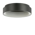 thumbnail image 6 of JONATHAN Y Ring 17.7" Integrated LED Metal Flush Mount Ceiling Light, Black, JYL7206B, 6 of 8