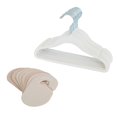 thumbnail image 1 of 3 Sprouts Baby Velvet Hanger Cream (15pk) & Neutral Closet Divider Set, 1 of 6