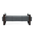 thumbnail image 6 of GDF Studio Caelum Modern Fabric Ottoman Bench, Grey, 6 of 6