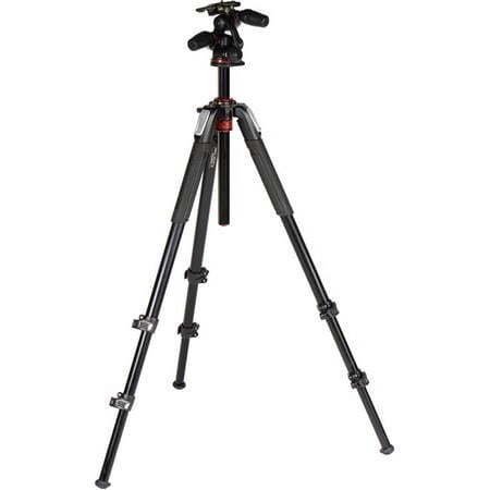 UPC: 0719821364719 | 055 3-Section Aluminum Tripod with 3-Way Head