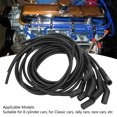 thumbnail image 4 of 45 135 Sparking Plug Ignition Wire Set,Spark Plug Ignition Wire With Dustproof Cover High Performance 8.5mm Diameter Replacement For, 4 of 8
