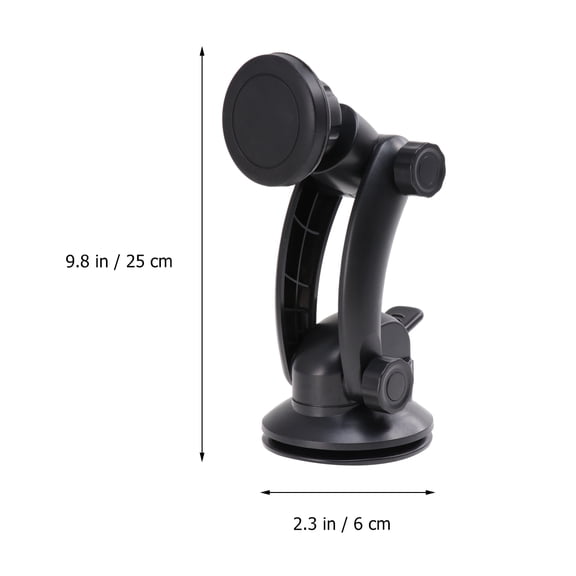 LEDMOMO Suction Cup Phone Holder Car Phone Holder Black 1Pcs