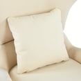thumbnail image 4 of Christopher Knight Home 28" Modern Upholstered Accent Chair with Storage Space, Pet-Friendly, Beige, 4 of 11