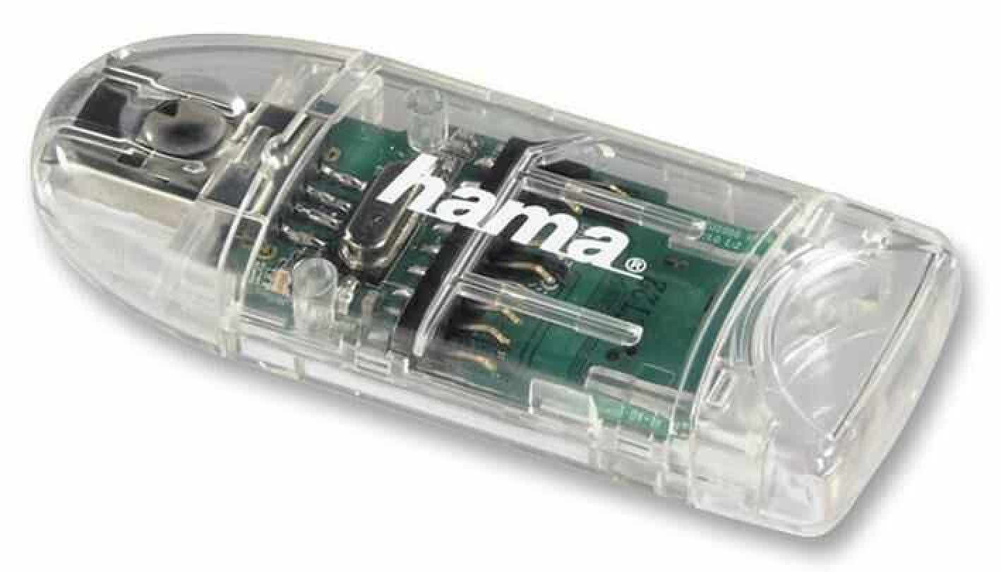 Tentacle manipulere politi HAMA - 8-in-1 USB 2.0 SD/MicroSD Memory Card Reader, Transparent -  Walmart.com