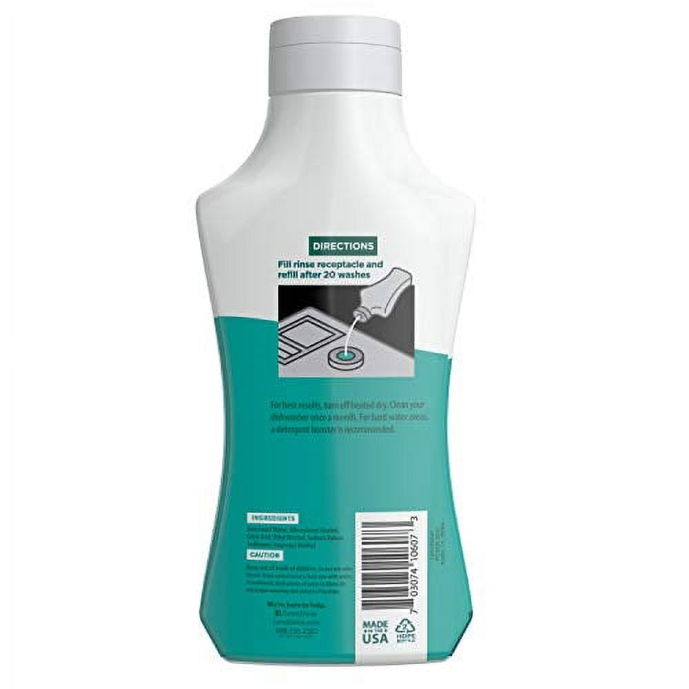 Lemi Shine - Shine + Dry Natural Dishwasher Rinse Aid Hard Water Stain Remover 8.45 oz - 3 Pack Bundle