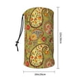 thumbnail image 2 of Neck Gaiter Face Cover Scarf, Yellow Paisley Soft Face Sun Mask Cover Scarf Headband Cooling Sweat Absorbing Bandanas Hiking Cycling Running, 2 of 7