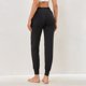 thumbnail image 5 of Pantalones de yoga para el día a día: pierna recta con bolsillos laterales, nailon y spandex, puños ajustables, comodidad para todas las estaciones, 5 of 6