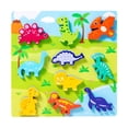 thumbnail image 4 of Rompecabezas de madera para chico Montessori, juguetes para niños de 3 años, juguetes de actividades de desarrollo temprano, juguete de desarrollo , Estilo b, 4 of 9