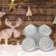 thumbnail image 1 of Ganfancp Navidad Número Redondo 1234 Hangtag Colgante Siliconas Número Llavero Moldes Yeso Goteo Liquidación 1* Molde, 1 of 5