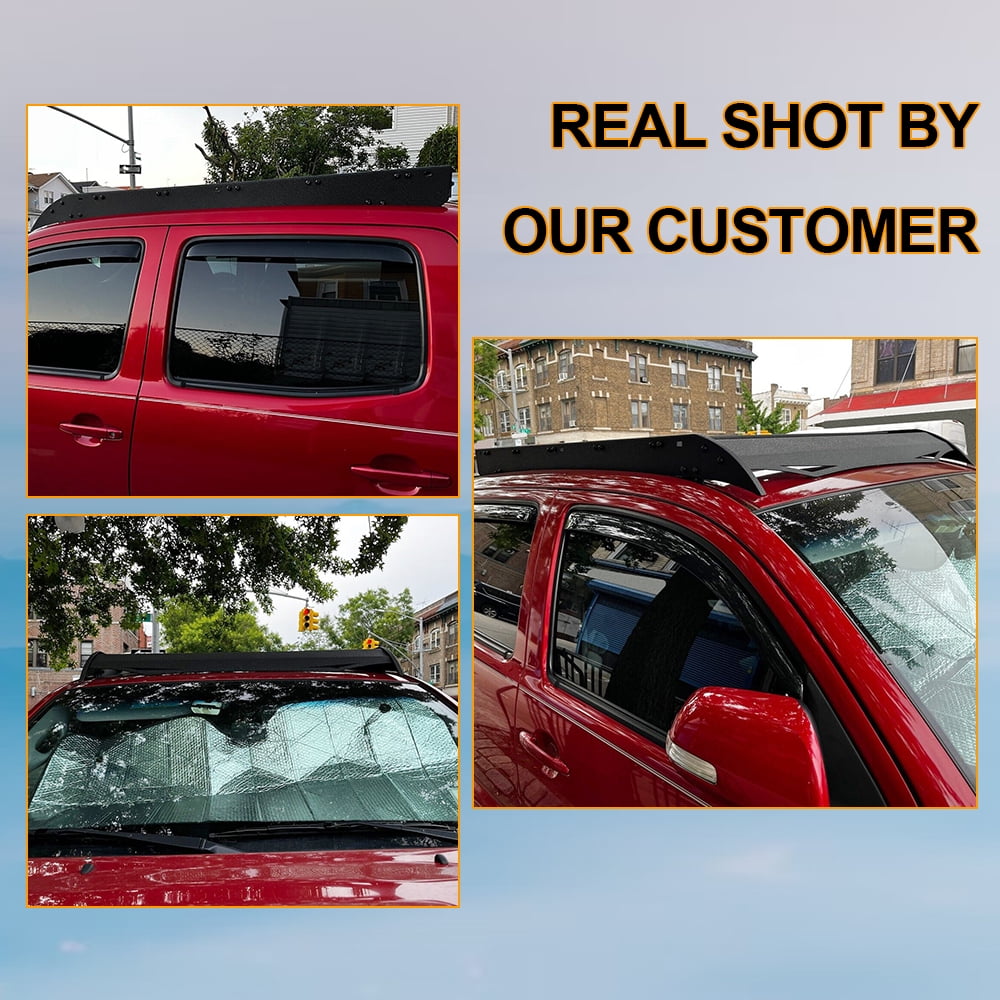 Kojem Waterproof Top Roof Rack 300 lbs, Steel Black