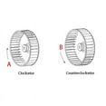 thumbnail image 2 of centrifugal fan blower wheel centrifugal blower fan impeller replacements fan wheel impeller Oven wind wheel, 2 of 5