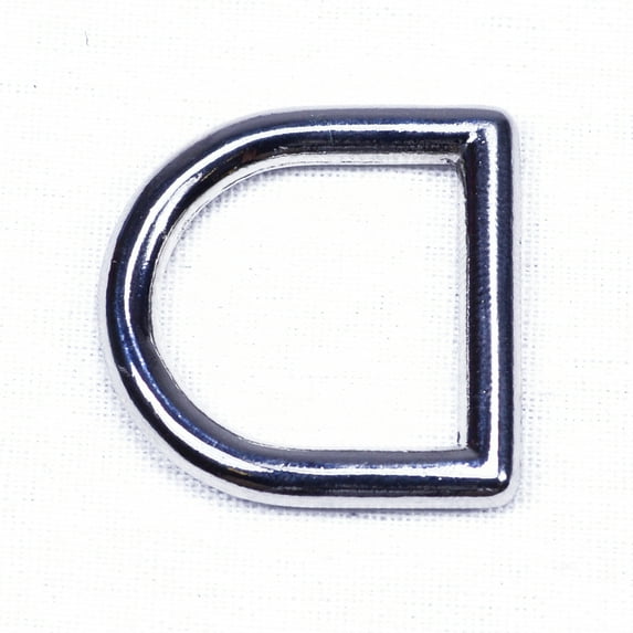 Chrome Solid 1" D Ring - 20 pack - Great for Paracord