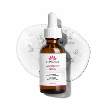 Skin Deva Argireline Peptide Serum with Hyaluronic Acid for Hydration & Smoother-Looking Skin, Lightweight Facial Serum, 1 fl oz