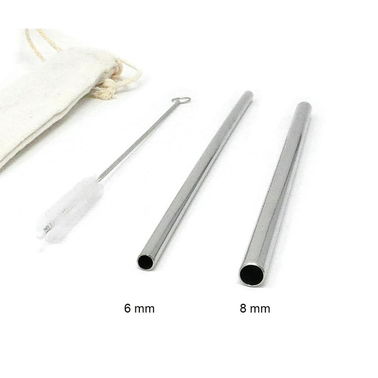 8'' Stainless Steel Straw