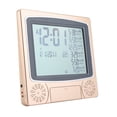 thumbnail image 2 of Azan Table Clock Islamic Muslim Prayer Clock Islamic Muslim Prayer Alarm Digital Automatic Islamic Muslim Prayer Azan Alarm Clock Table Desk Clock Gold, 2 of 8