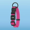 thumbnail image 6 of Voyager Reflective Leash Collar Set with Neoprene Handle, 5ft Long, Supports Small, Medium, and Large Breed Puppies, Cute and Heavy Duty for Walking, Running, and Training - Fuchsia, L, 6 of 8