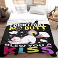 thumbnail image 5 of KY Funny Pig Blanket Gift for Girls Boys- 40x50 Inches Soft Flannel Throws Blankets Funny Gift for Teen Women Men Adult Cute Pig Lover Gifts for Birthday Christmas Halloween Bed Sofa Couch, 5 of 9