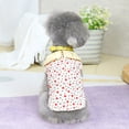 thumbnail image 6 of NIBOLOG Two-leg Pet Clothes Bright Color Doll Collar Floral Design Pet Shirt Pet Accessories, 6 of 8