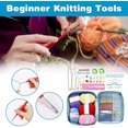 thumbnail image 7 of 67 PCS Crochet Cover with Case, Ergonomic Crochet Kit Includes 5 rolls of yarn, Knitting Needles & More Ideal Beginner Kit, 7 of 7