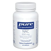 Pure Encapsulations NAC 600 mg | N-Acetyl Cysteine Amino Acid Supplement for Lung and Immune Support, Liver, Antioxidants, and Free Radicals* | 90 Capsules