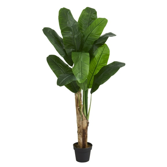 Nearly Natural 4' Double Stalk Banana Artificial Tree