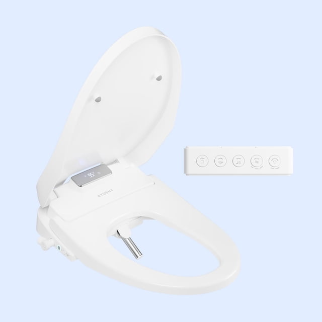 Asiento de bidé inteligente TUSHY Aura con control de temperatura y secador