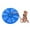 Blue, variant on Durable Children's Swing with Petals Seat for Outdoor Play with High Weight Capacity