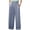 Gray, variant on Dianli Pajama Set Loungewear Women's Plus Size High Waist Full Length Sleep Pants With Side Pockets Thin Breathable Blend Elastic Waist Comfortable Homewear Relaxed Sleepwear Nightwear