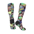 thumbnail image 4 of Fotbe Easter Eggs1 print Women's Men's Novelty Crew Socks Cotton Socks Knee High Socks for Walking,Running,Nurses,Pregnancy, 4 of 9