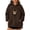 Coffee-A011, variant on Pet Pouch Hoodie for Women Fleece Kangaroo Pocket Sweatshirt Fuzzy Fleece Kitten Cat Puppy Holder Pet Carrier Pullover Sweatshirts Front Carry Pouch Cat Dogpouch Pullover with Large Pocket