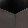 thumbnail image 5 of Canddidliike 28 Ft Tall Plastic Planters Set of 3, Flower Pot, Anti-crack, Fade-resistant, Square Shape with A Matte Surface, Brown, 5 of 12