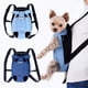 thumbnail image 1 of Portador de mochila para mascotas para perros pequeños Mochila de pecho frontal ajustable para mascotas Bolsa de viaje con piernas extendidas, 1 of 4