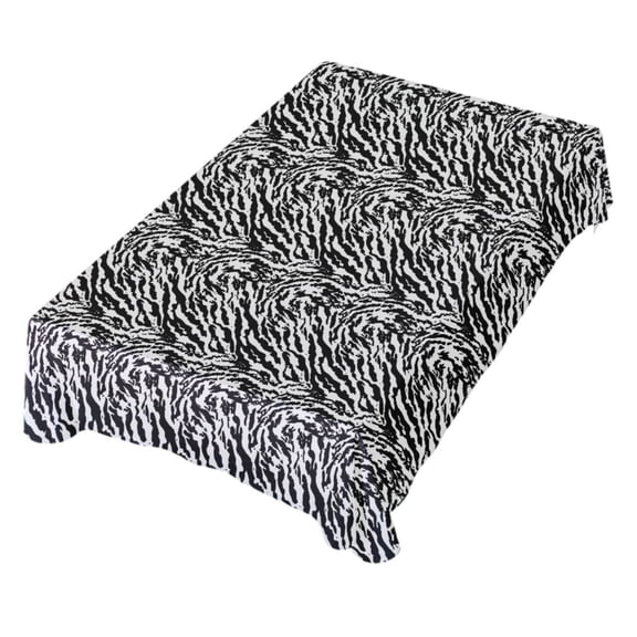 JSTEL Tiger Skin Print Table Cloth Square 54 x 54 Inch Tablecloth Anti Wrinkle Table Cover for Dining Kitchen Parties