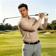 thumbnail image 7 of LWavelet Polo Shirts for Men Long Sleeve Golf Tennis Collared Shirt Moisture Wicking Dry Fit Performance Casual Polo Shirt, 7 of 7