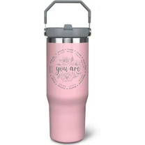 Christian Gifts For Women - Motivational Religious Catholic Birthday Mothers Day Christmas Gifts for Her Inspirational 30 oz Insulated Stainless Steel Tumbler with Handle Cup Mug
