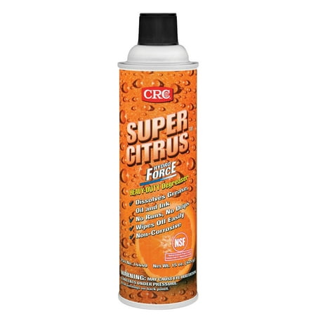CRC - (12 Pack) 14440 HydroForce Super Citrus Heavy Duty Degreaser 15 oz