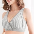 thumbnail image 5 of Baberdicy Underwear Women Women's Breastfeeding Underwear Summer Thin Collection Anti Sagging Pregnant Women's Bra Pregnancy Pure Cotton Tank Top Front Button Bra, 5 of 5