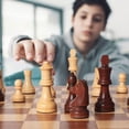 thumbnail image 4 of Set de ajedrez Husaria Staunton Tournament nº 5 con caja de madera, 4 of 9
