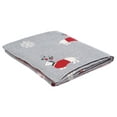 thumbnail image 5 of SAFAVIEH Sleighbells Throw, 50" x 60", Grey/Red, 5 of 6