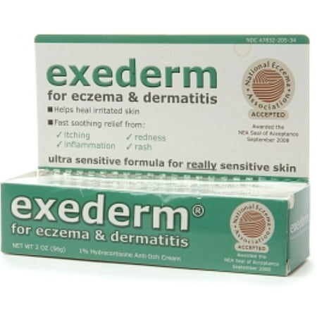 Exederm Flare Control Cream for Eczema & Dermatitis 2 oz (Pack of