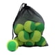thumbnail image 1 of 20 pelotas de tenis de entrenamiento de 64 mm de diámetro y resistentes al desgaste. Verde Amarillo, 1 of 9