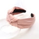 thumbnail image 1 of Las diademas para el cabello de mujer están hechas con un cómodo material antideslizante. La diadema rosa está de moda. Las diademas de color rosa intenso para mujer están anudadas. Diadema de piel sintética de larga duración. ER, 1 of 5