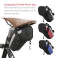 thumbnail image 4 of Bicycles Bag Large Capacity Bike Storage Water Bottle Keys Packing Saddle Bags Reflective Cycling Seat Tail Pouch Wallet Holder for Outdoor Riding Blue, 4 of 6