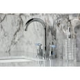 thumbnail image 2 of Kingston Brass FSC8921KPS Verona Widespread Bathroom Faucet with Brass Pop-Up, Polished Chrome, 2 of 7