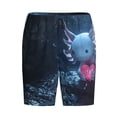 thumbnail image 6 of Daiia Heart Axolotl Mens Woven Stretch Pajama Short,Short Pajama Pants-X-Large, 6 of 7