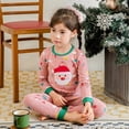 thumbnail image 3 of Conjunto de ropa interior para niños, suéter de algodón puro para niños y niñas, ropa para el hogar, regalo de Navidad, otoño e invierno, novedad de 2020, 3 of 4