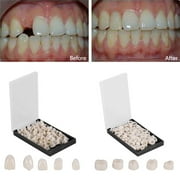 Temporary Dental Crown Back Teeth,Temporary Realistic Oral Care Resin Crown Teeth,50Pcs/Box