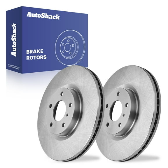 AutoShack Front Vented Brake Rotors 2-PC Set Replacement for 2005-2018 Nissan Maxima 2004-2014 Nissan Murano 2009-2013 INFINITI G37 2005-2008 INFINITI G35 12.58" (319.6 mm)